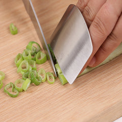 Stainless Steel Finger Protector Guard for Kitchen Cooking Safety