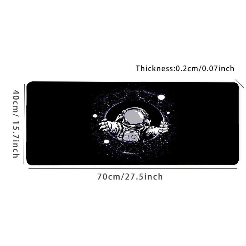Anime Astronaut Large Mousepad HD Keyboard Pad