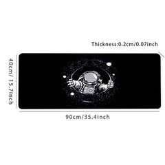 Anime Astronaut Large Mousepad HD Keyboard Pad