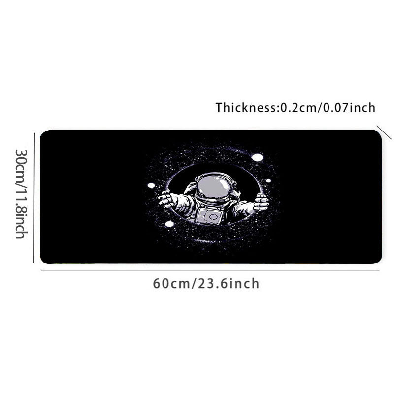 Anime Astronaut Large Mousepad HD Keyboard Pad