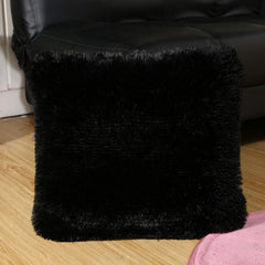 2 Pack Faux Fur Throw Pillow Cover for Fall Decor