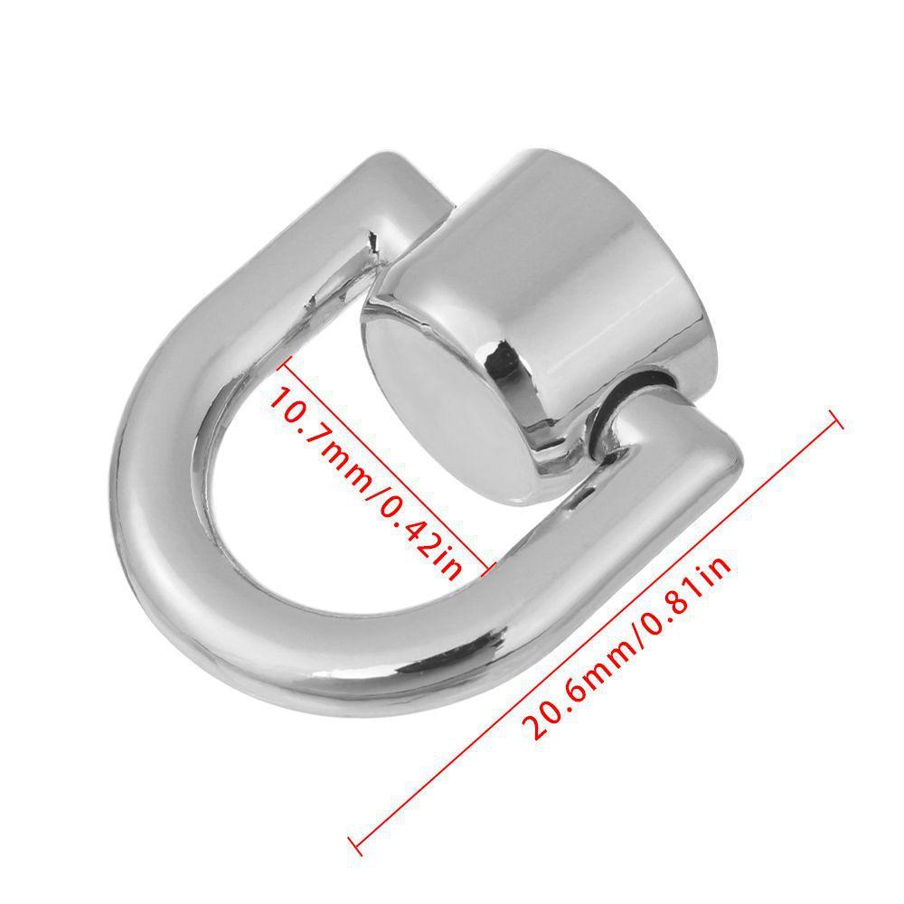 4pcs Metal Bag Rivet Nail Buckle Studs Button Handbag Belt Hanger Leather Craft