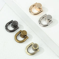 4pcs Metal Bag Rivet Nail Buckle Studs Button Handbag Belt Hanger Leather Craft