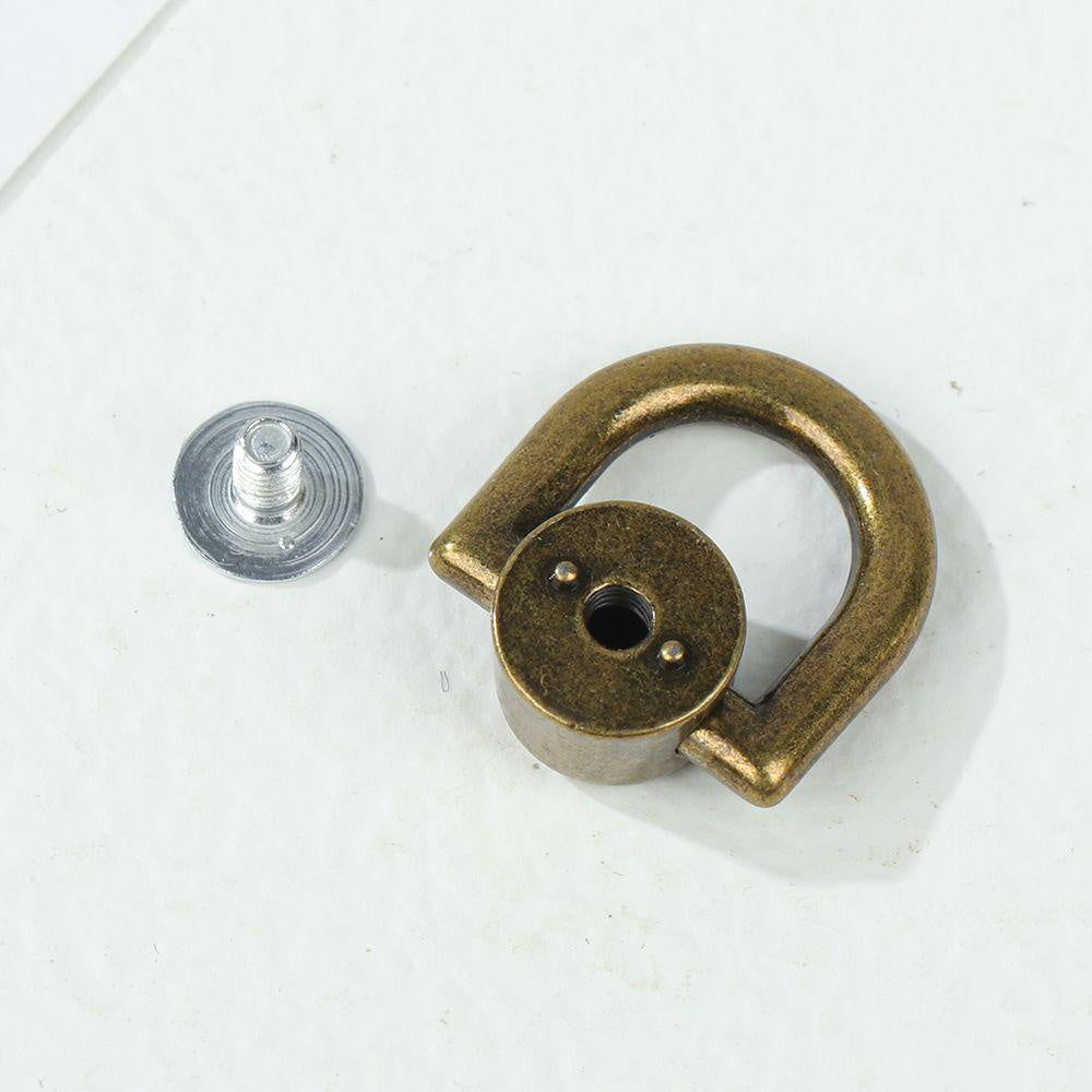 4pcs Metal Bag Rivet Nail Buckle Studs Button Handbag Belt Hanger Leather Craft