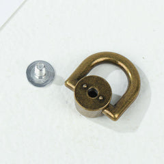 4pcs Metal Bag Rivet Nail Buckle Studs Button Handbag Belt Hanger Leather Craft