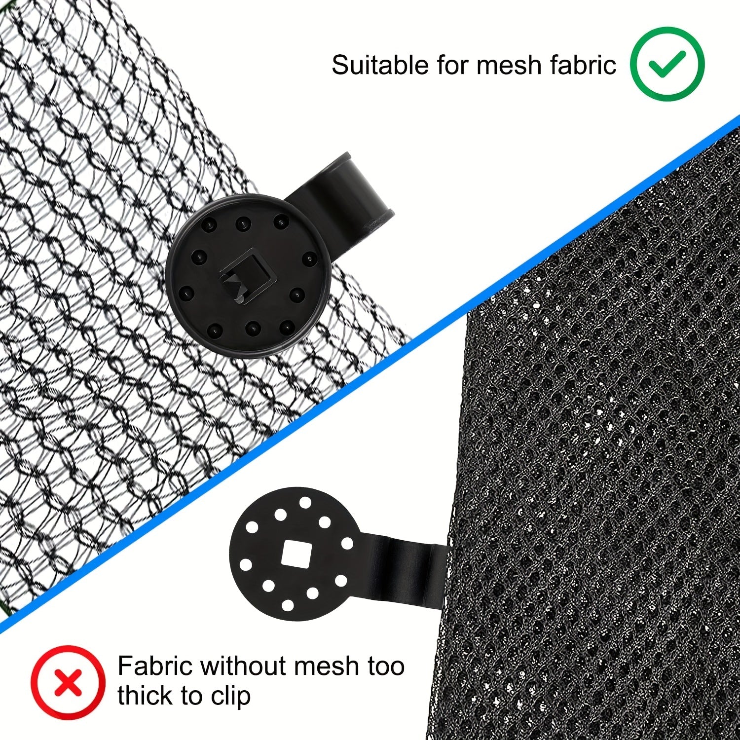 50pcs Large Shading Net Clip & Agricultural Film Fixing Clip