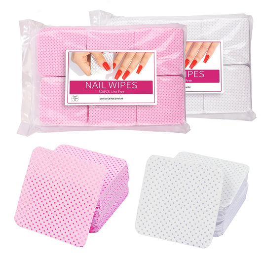300pcs Non-woven Nail Pads for Quick Nail Polish Removal