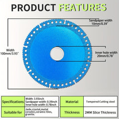 Diamond Cutting Wheel Unbreakable Disc Cut Everything in Seconds