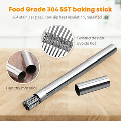 Stainless Steel Barbecue Skewers Set with Storage Tube