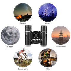 Portable Zoom HD Telescope Binoculars Professional Folding Long Range