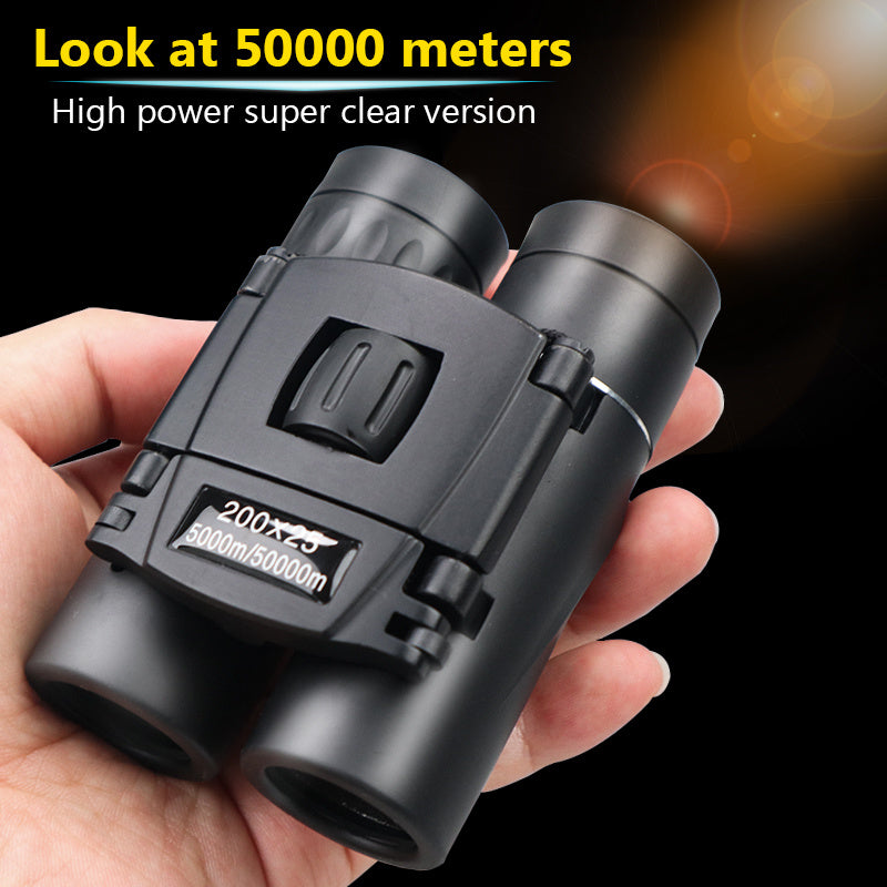 Portable Zoom HD Telescope Binoculars Professional Folding Long Range