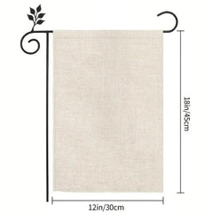 Valentines Love Heart Garden Flag Double Sided Outdoor Welcome Rustic Yard Flag