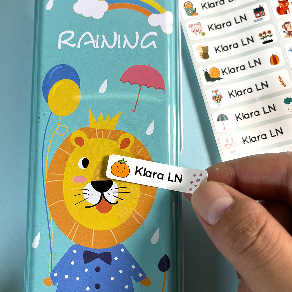 Personalized Name Stickers Custom Waterproof Labels Stationery