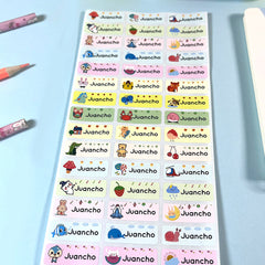 Custom Name Label Stickers Waterproof Personalized Labels for Kids