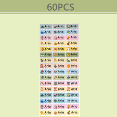 Custom Cartoon Name Sticker Waterproof Personalized