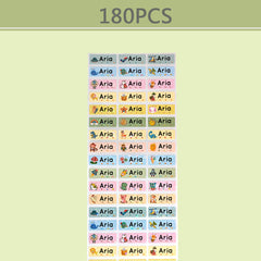 Custom Cartoon Name Sticker Waterproof Personalized