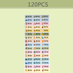 Custom Cartoon Name Sticker Waterproof Personalized