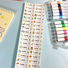 Custom Waterproof Name Stickers - Personalized Waterbottle Label