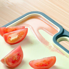 Kitchen Chopping Board W/ Handles Double-sided Cutting Board