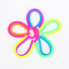 12pcs Stress Relief Fidget Toys for Kids & Adults Soft Glue Elastic Rope