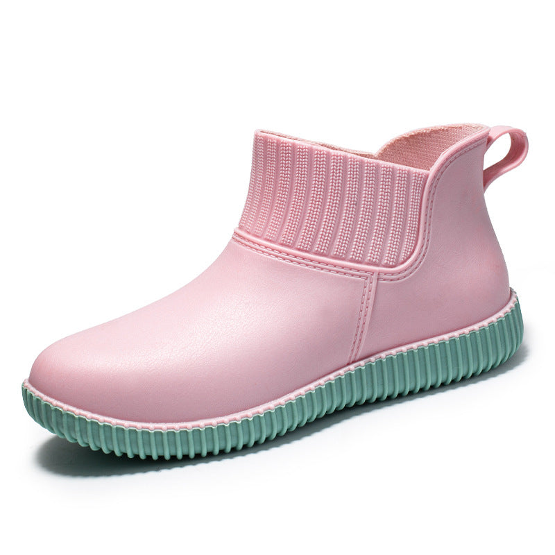 Waterproof Lightweight Ankle Rain Boots