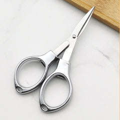 Portable 8 Line Small Scissors for Travel and Home Use