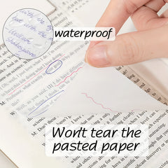 200pcs Translucent Sticky Notes 7.62x7.62 cm Self-Adhesive Clear