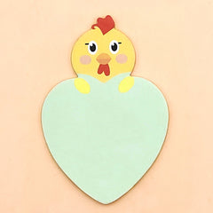 2pcs Cartoon Animal Notes Heartfelt Student Messages Sticky Notes