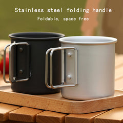 Aluminum Alloy Coffee Mug Lightweight Water Cup for Camping