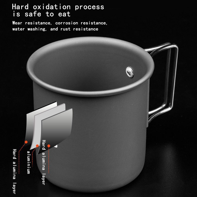 Aluminum Alloy Coffee Mug Lightweight Water Cup for Camping