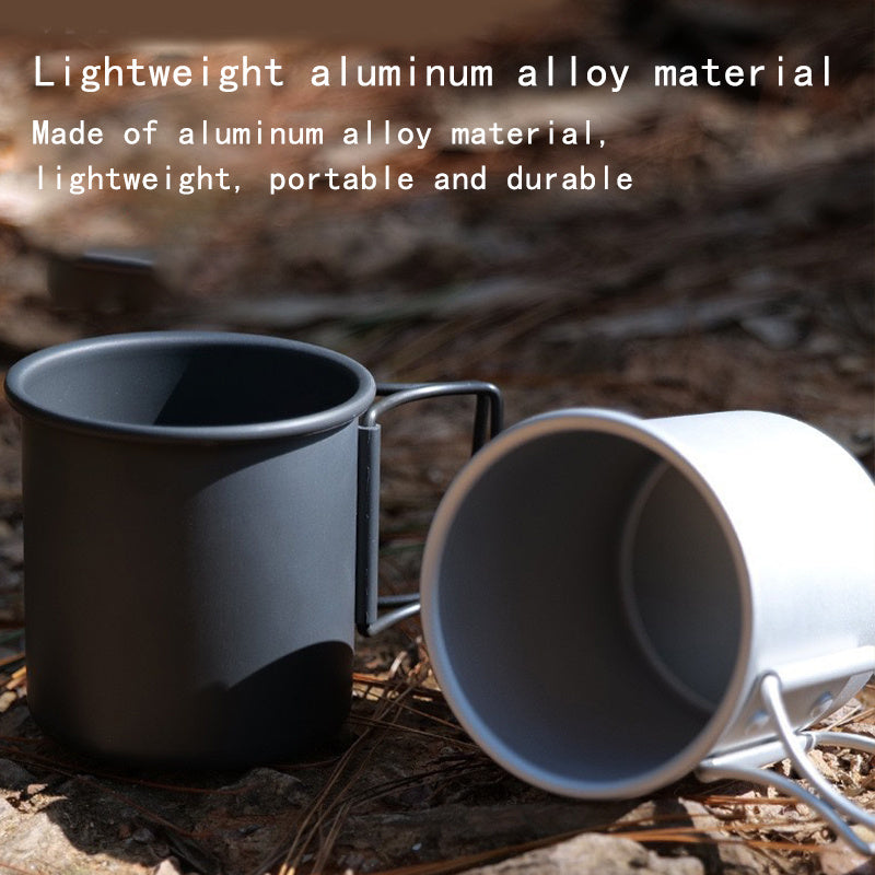 Aluminum Alloy Coffee Mug Lightweight Water Cup for Camping