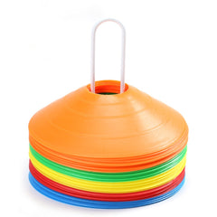 30pcs Soccer Training Cones Field Discs Marker Agility Equipment