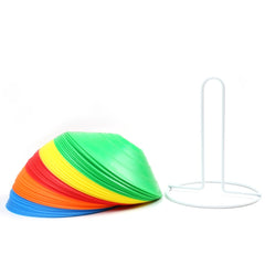 30pcs Soccer Training Cones Field Discs Marker Agility Equipment