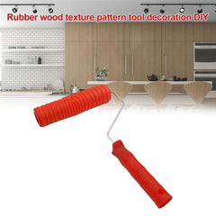 Wood Grain Pattern Paint Roller DIY Texture Pigment Printing Wall Roller
