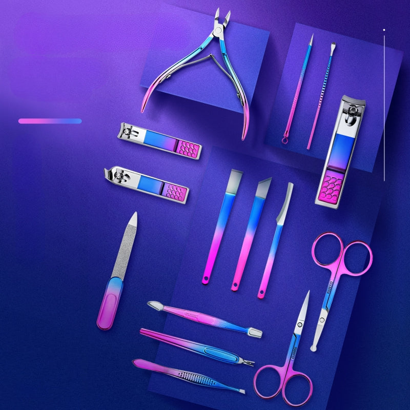 11 13 15pcs Nail Clippers Fingernail & Toenail Cutter Manicure Tool
