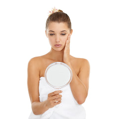 1Pc Hand Mirror Double Sided 1X 3X Magnifying Vanity Mirror