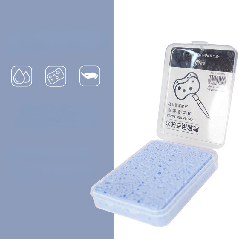Watercolor Painting Sponge Boxed Moisturizing Water Chalk Sponge Tool