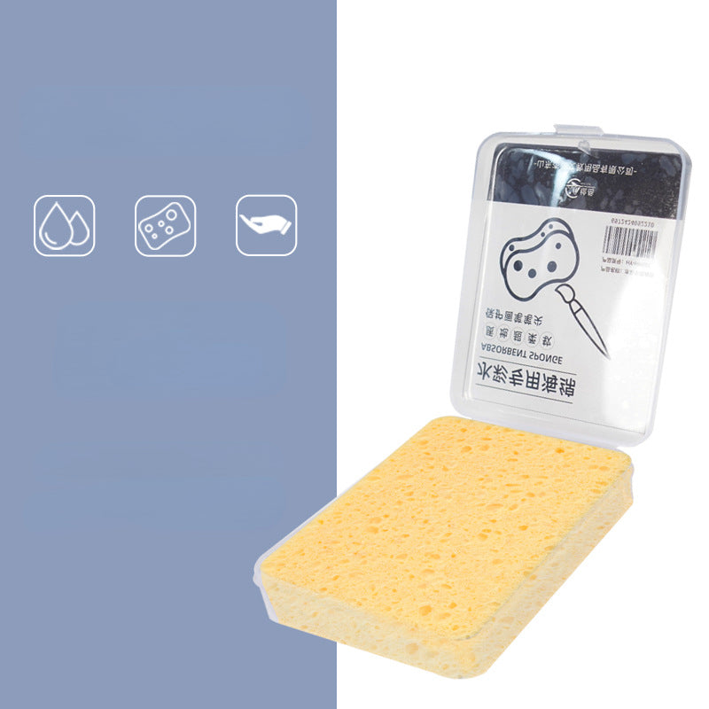 Watercolor Painting Sponge Boxed Moisturizing Water Chalk Sponge Tool
