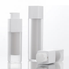 15ml 30ml 50ml Airless Lotion Bottle Refillable Cosmetic Container