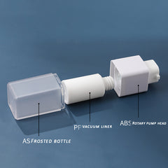 15ml 30ml 50ml Airless Lotion Bottle Refillable Cosmetic Container