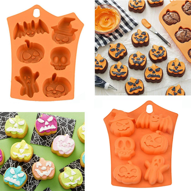 Creative Halloween Chocolate Silicone Ice Tray Mold