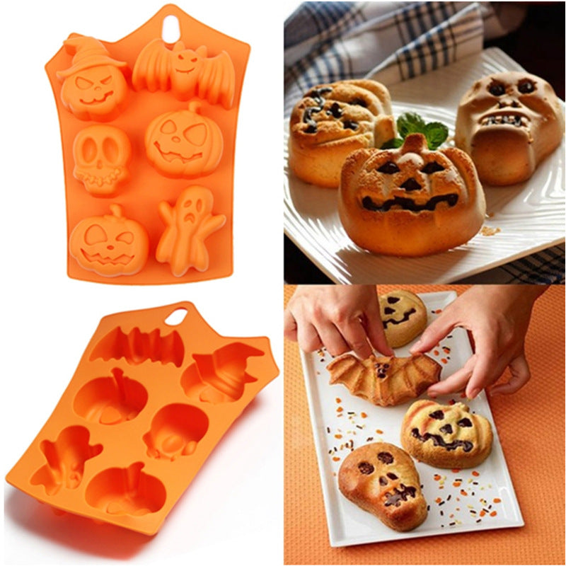 Creative Halloween Chocolate Silicone Ice Tray Mold