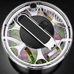1pc Vegetable Wash Basin Stainless Steel Salad Dryer