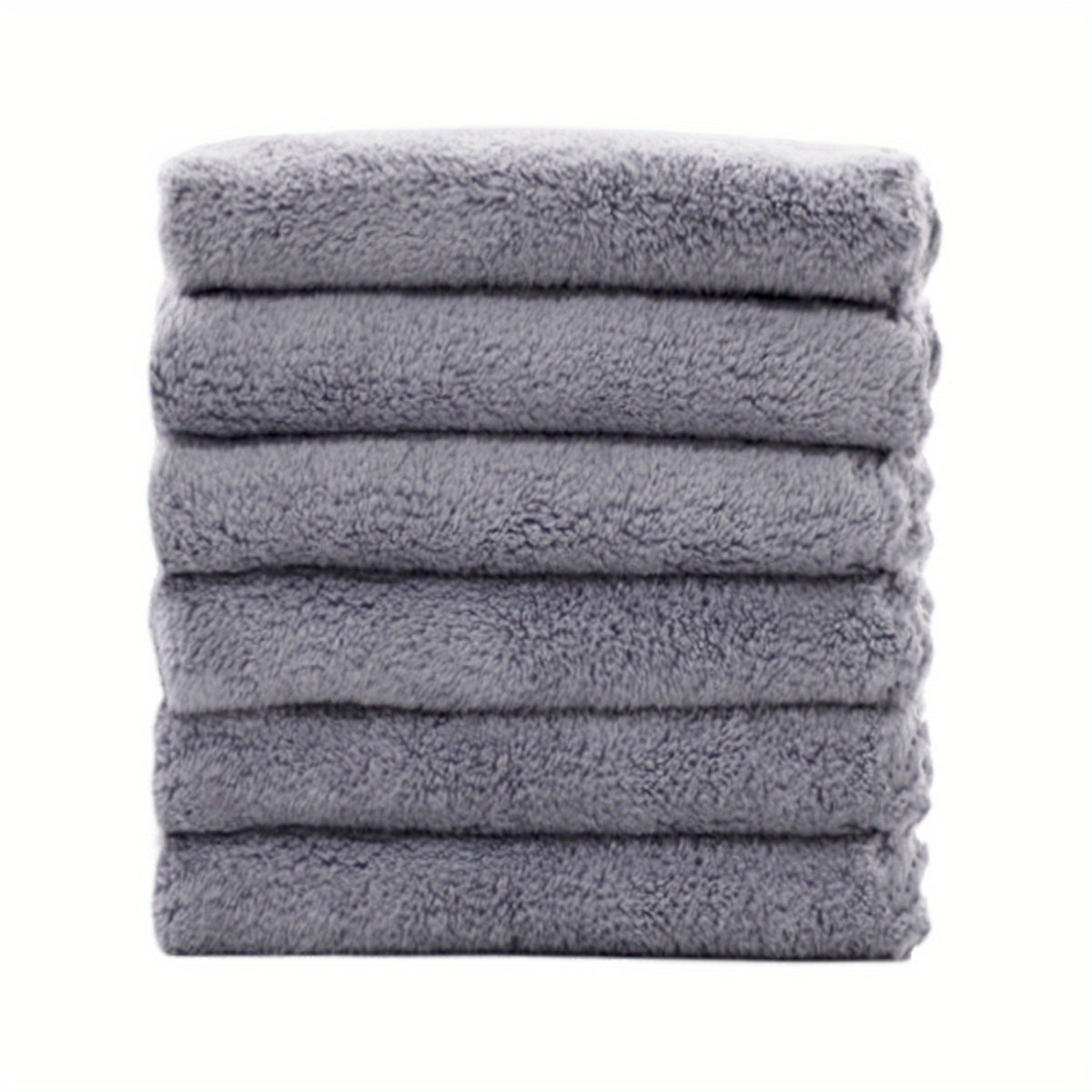 12pcs Coral Fleece Hand Towels Soft Absorbent Towel for Bathroom