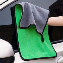 5pcs Double Layer Microfiber Cleaning Towels for Car Washing 500GSM