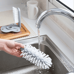 Glass Cleaner Bottles Brush Cup Cleaning Brush Kitchen Glass Washing Brush