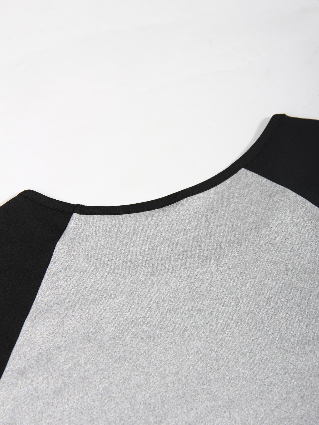  Kiss & Letter Print Raglan Sleeve Sleep Dress