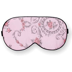100% Silk Eye Mask Floral Print Eyeshade Cover