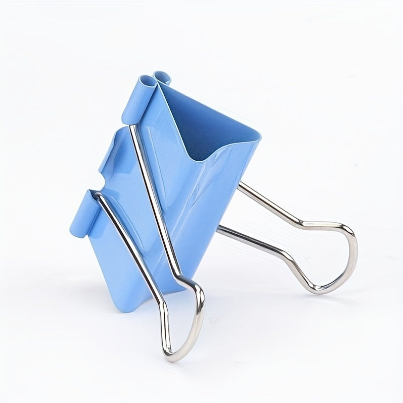 20pcs Assorted Long Tail Clip Folders for Office Supplies