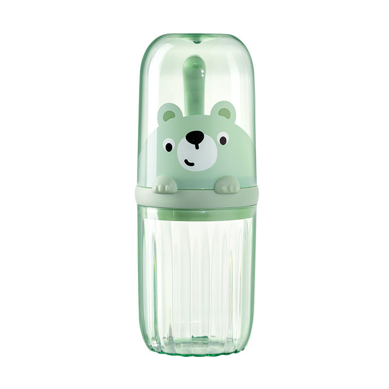Cartoon Portable Toothbrush Container Cup